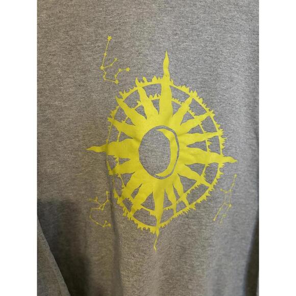 Astrology Horoscope Neon Riot Large Graphic Sweatshirt Gray - Picture 2 of 5